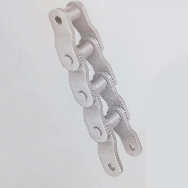 Heavy load curved plate chain